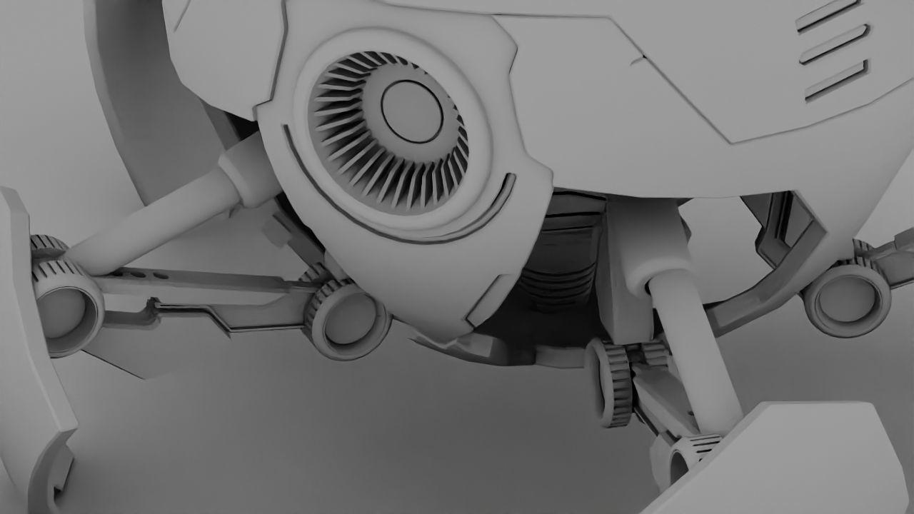 Ball Bot rigged character 3D model_26