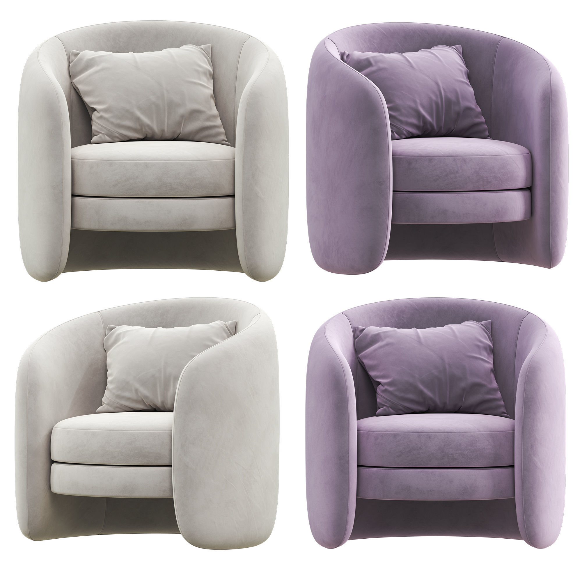 Calder Chair 3D model_1