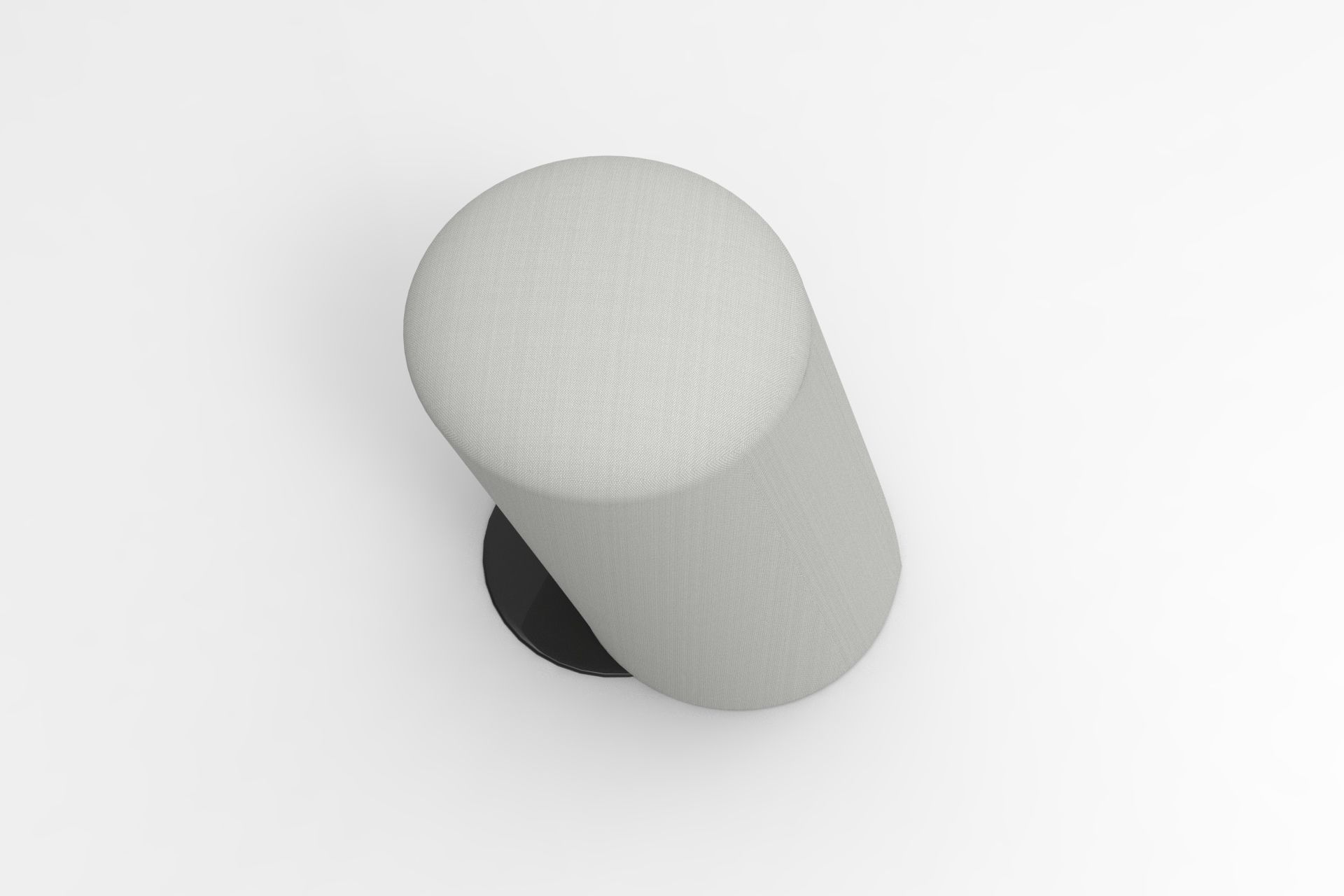 Slant Stool Low-poly 3D model_4
