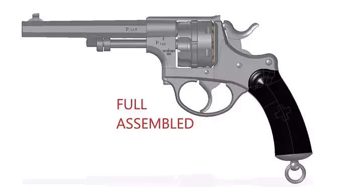 Swiss M1878 3D model