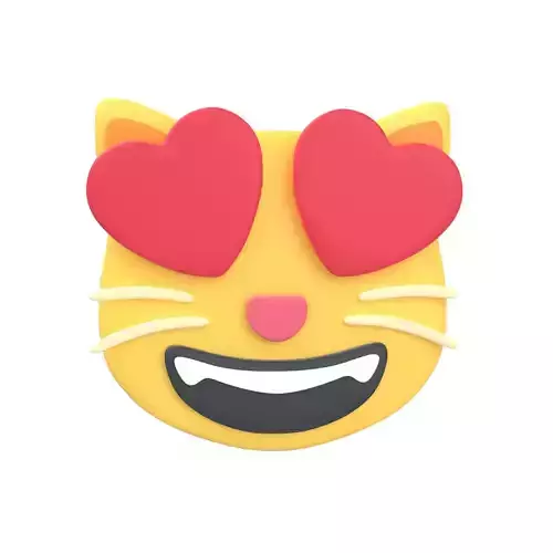 Twitter Smiling Cat with Heart-Eyes V1 001