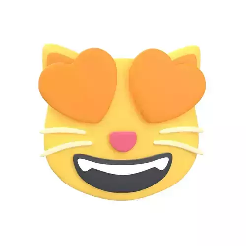 Twitter Smiling Cat with Heart-Eyes V1 002