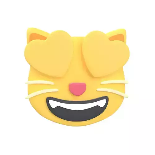 Twitter Smiling Cat with Heart-Eyes V1 003