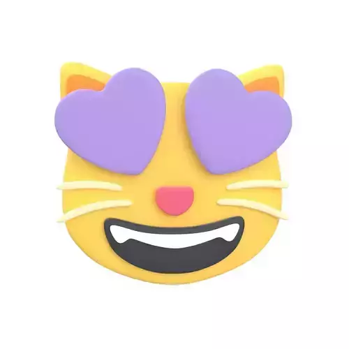 Twitter Smiling Cat with Heart-Eyes V1 006