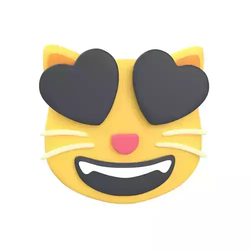 Twitter Smiling Cat with Heart-Eyes V1 008