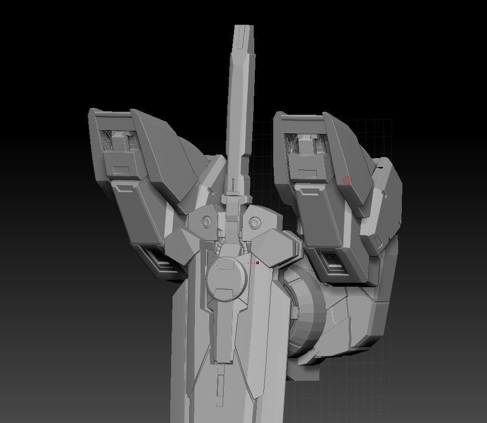 Gundam Exia - Devise Pack 3D print model_5