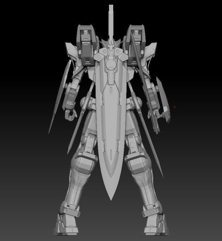 Gundam Exia - Devise Pack 3D print model_11