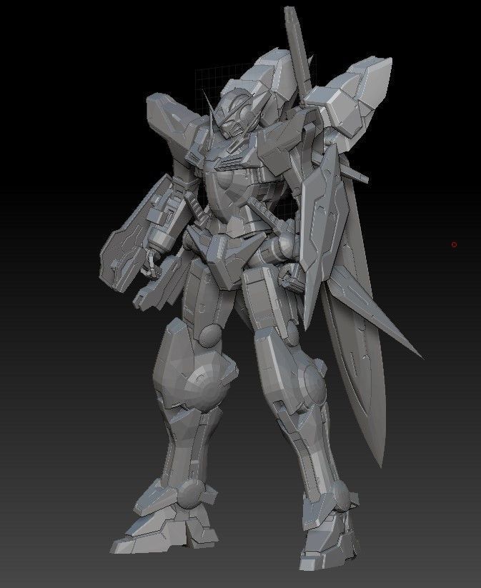 Gundam Exia - Devise Pack 3D print model_9