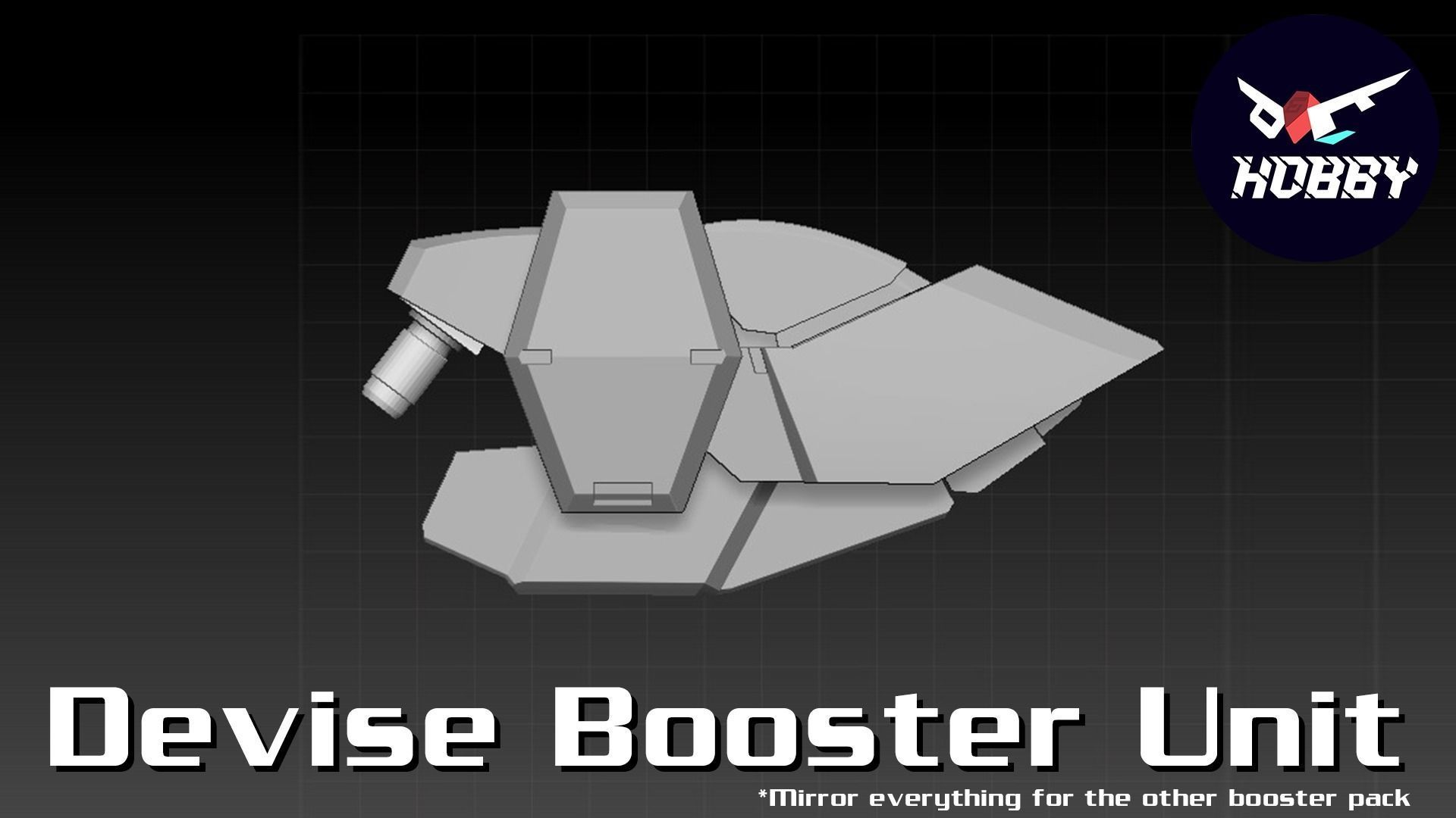 Gundam Exia - Devise Pack 3D print model_2