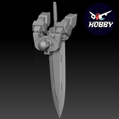 Gundam Exia - Devise Pack 3D print model