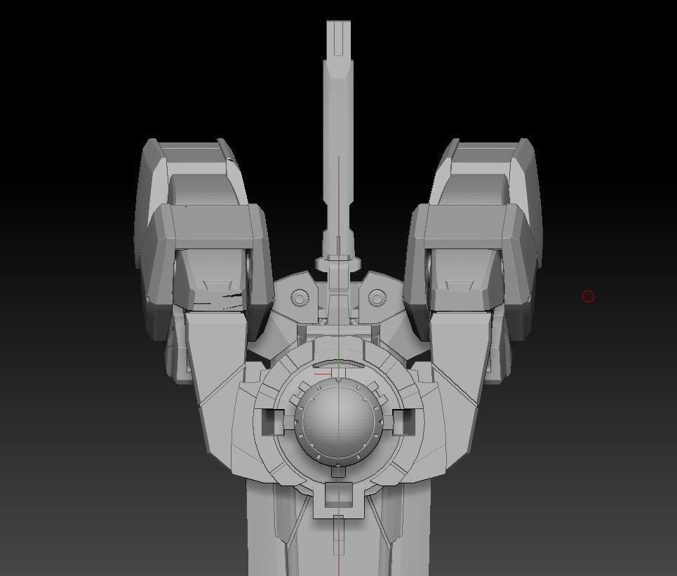 Gundam Exia - Devise Pack 3D print model_4