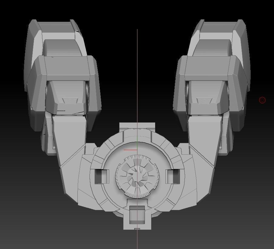 Gundam Exia - Devise Pack 3D print model_6