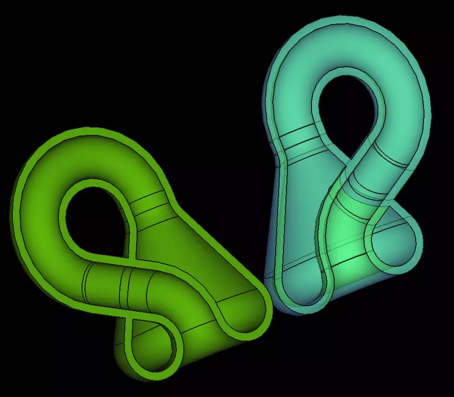 Klein bottle for 3D printer Free 3D print model