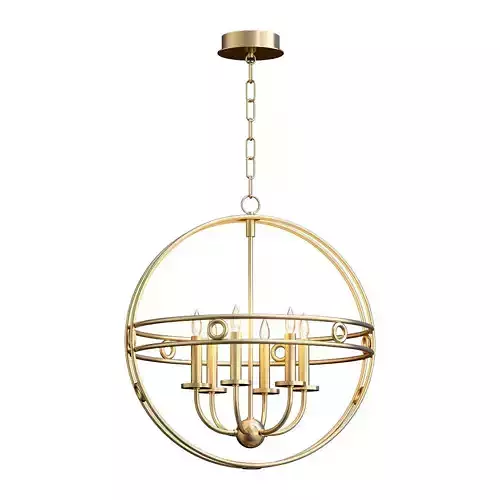 jadee Light Gold Globe Chandelier