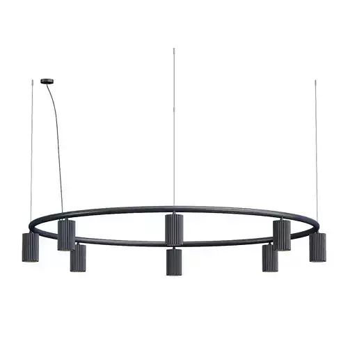 donna circular light fixture with shades