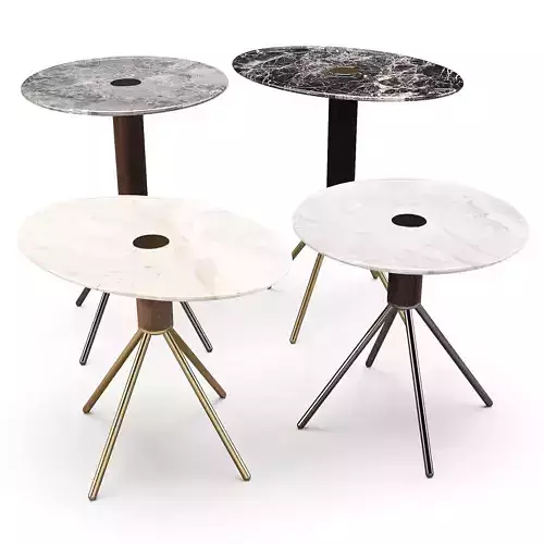 Porada Jelly Marmo - Side Tables 3D model