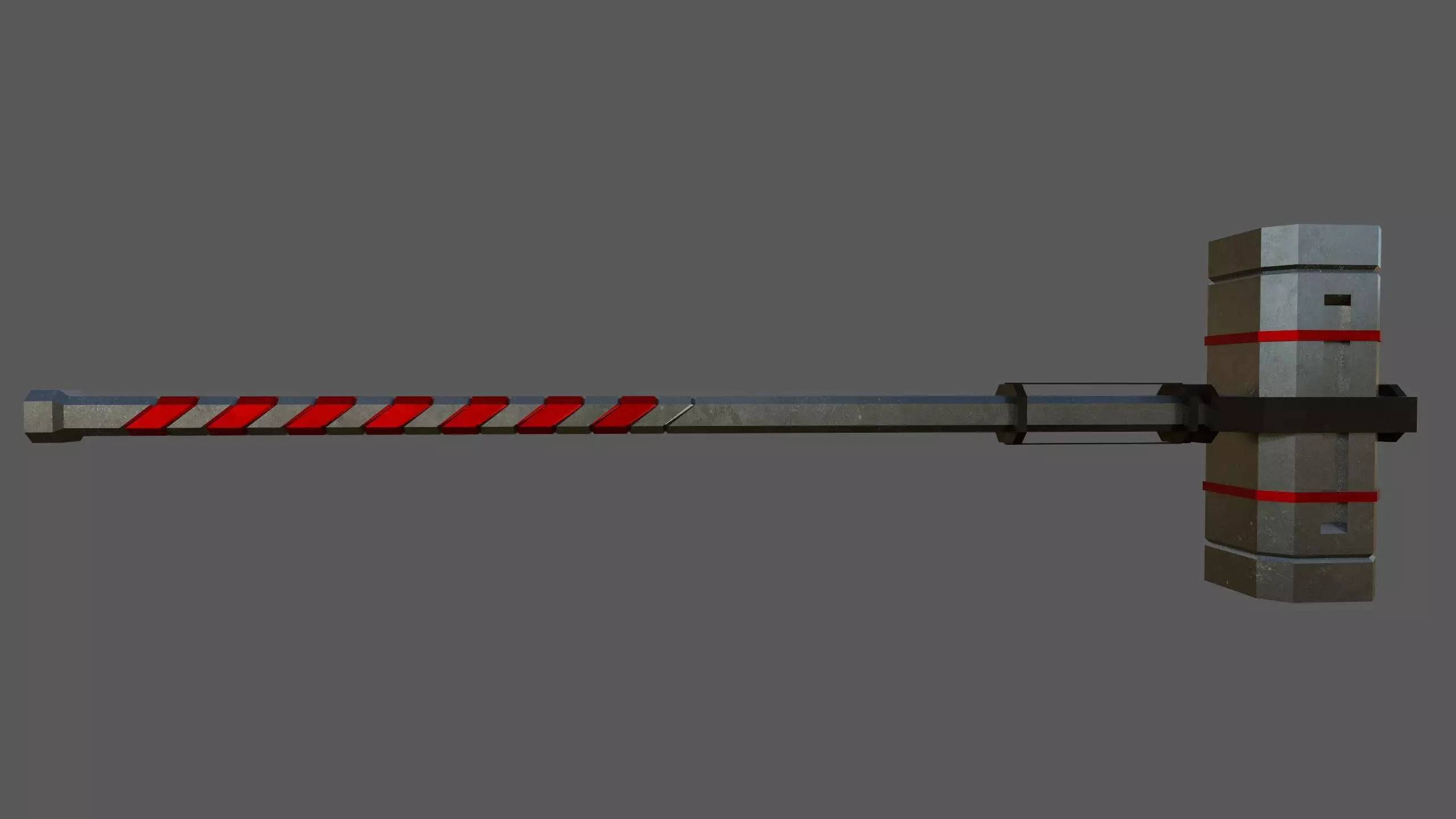 Hammer metal Low-poly 3D model_0