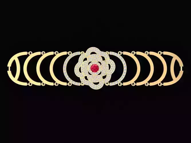 luxury diamond flower bracelets 3271