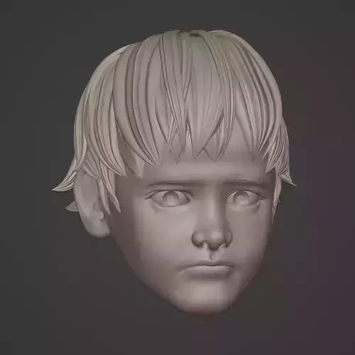 Omega Head Sculpt 3D print model