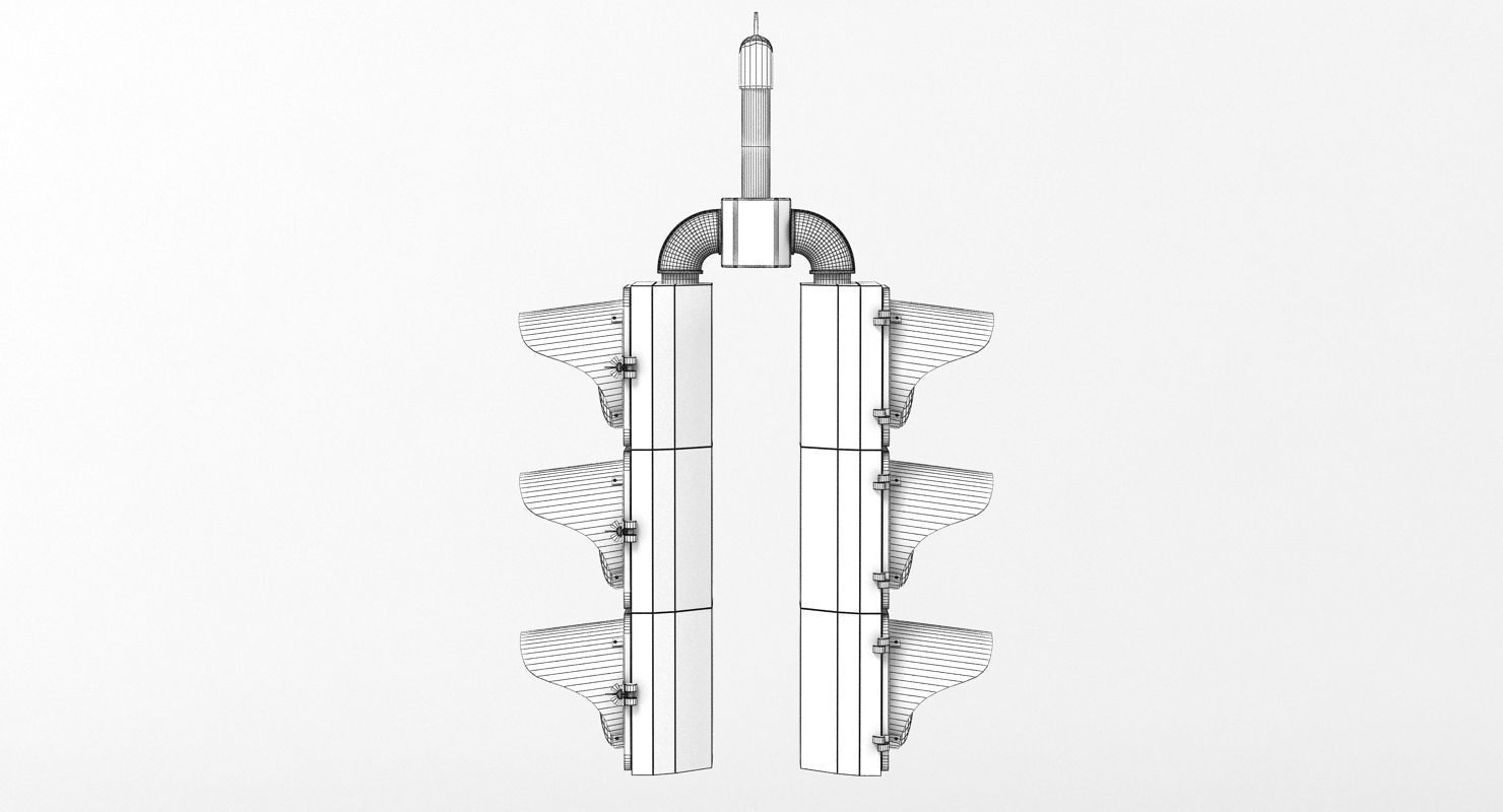 Traffic Light 3D model_10