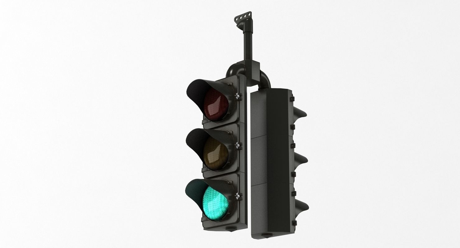 Traffic Light 3D model_1