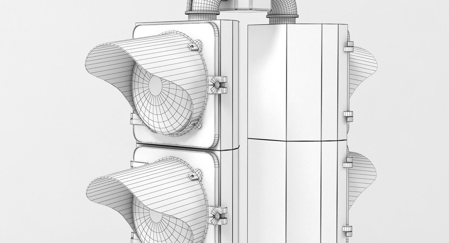 Traffic Light 3D model_8