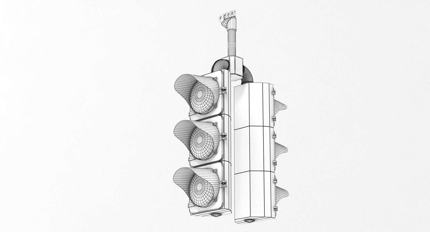 Traffic Light 3D model_9