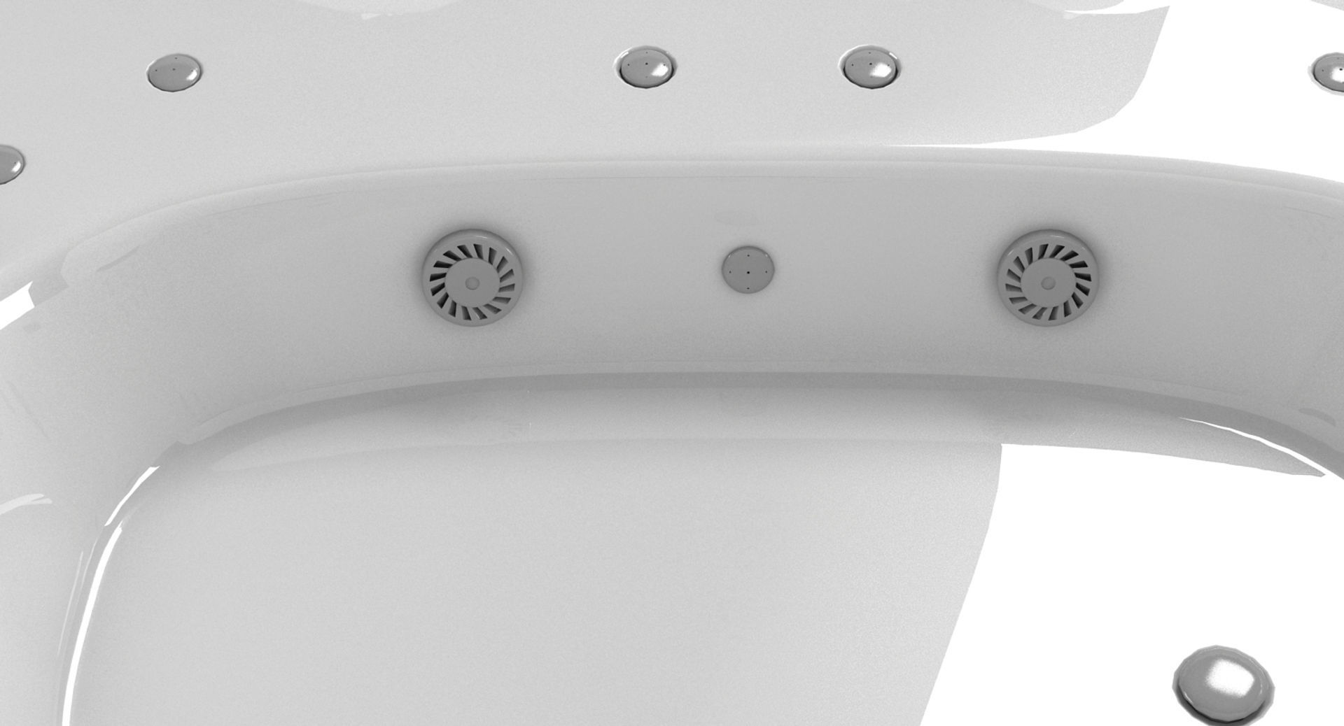 Whirlpool 6 Person Hot Tub 3D model_6