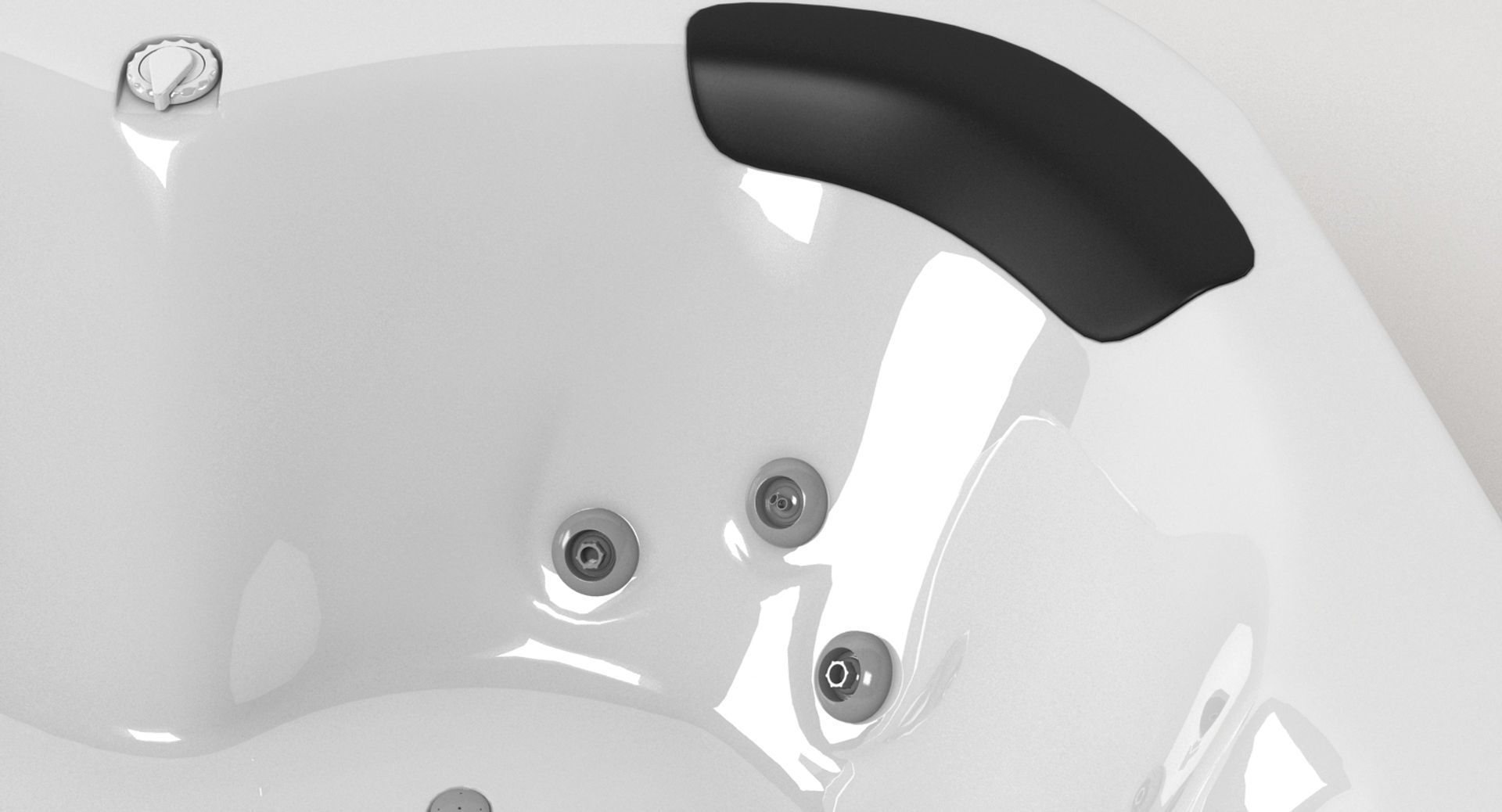 Whirlpool 6 Person Hot Tub 3D model_4