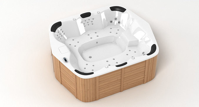 Whirlpool 6 Person Hot Tub 3D model