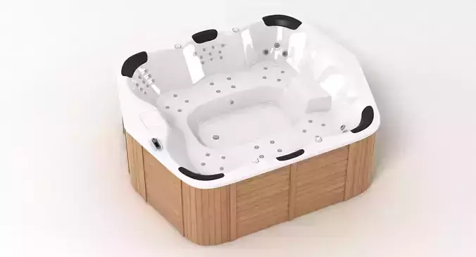 Whirlpool 6 Person Hot Tub 3D model