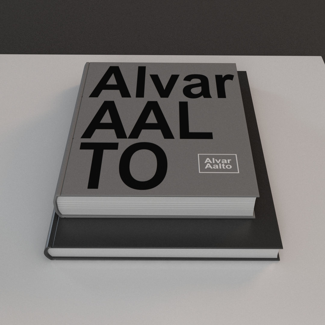 Couch Table and Decor 3D model_5