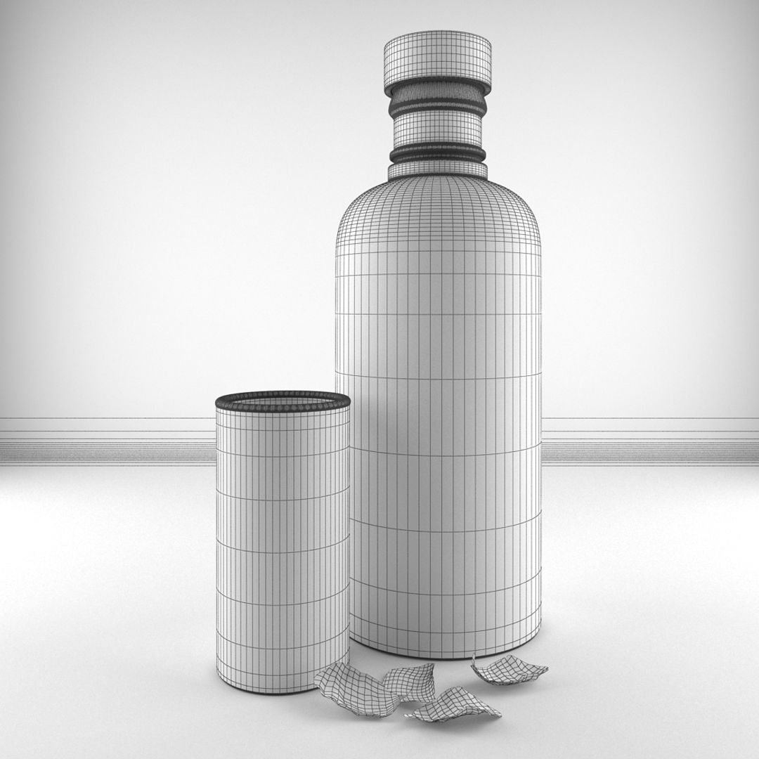 Decanter and Shot Glass 3D model_6