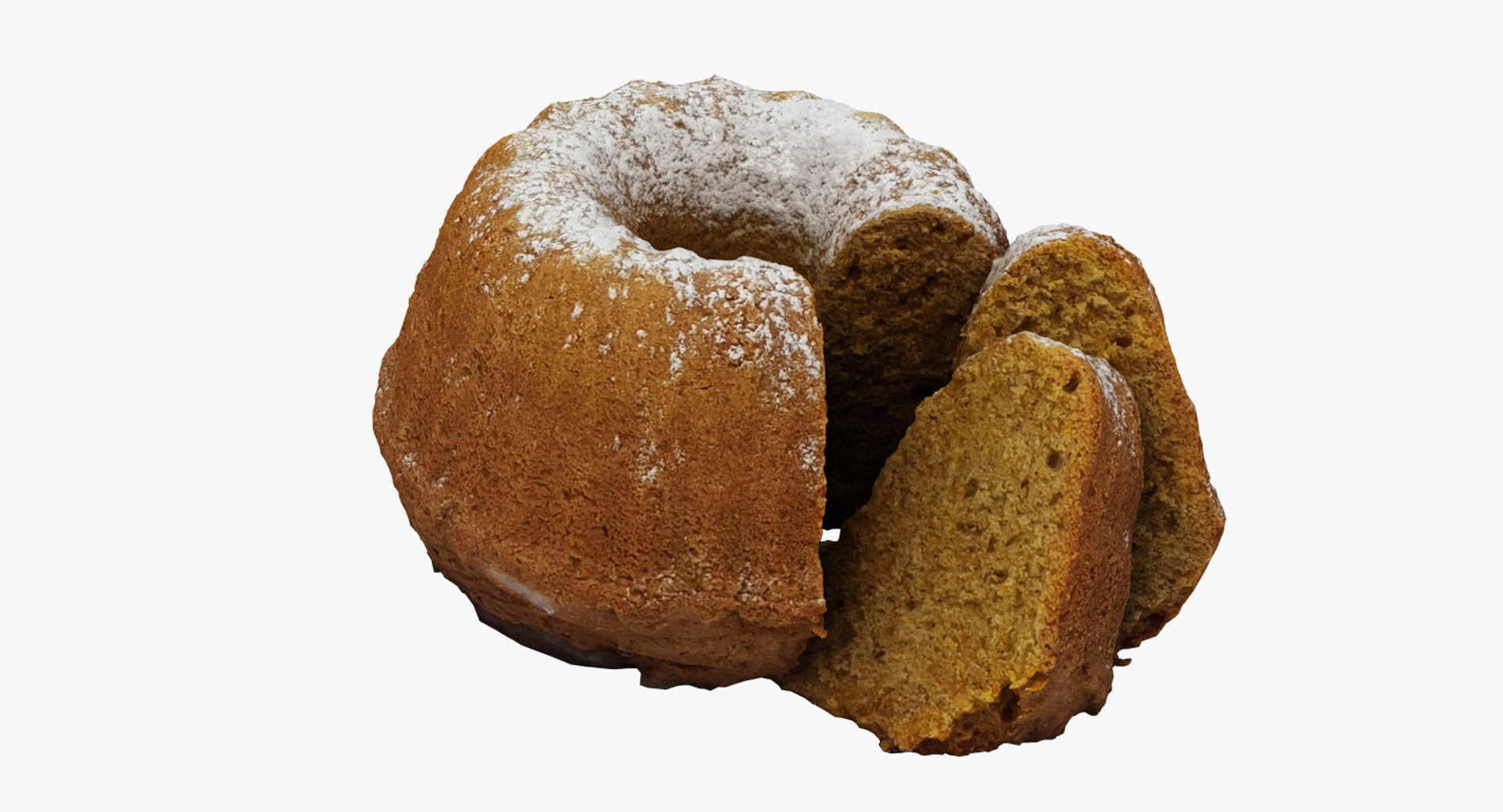 Guglhupf Cake 2 3D model_9