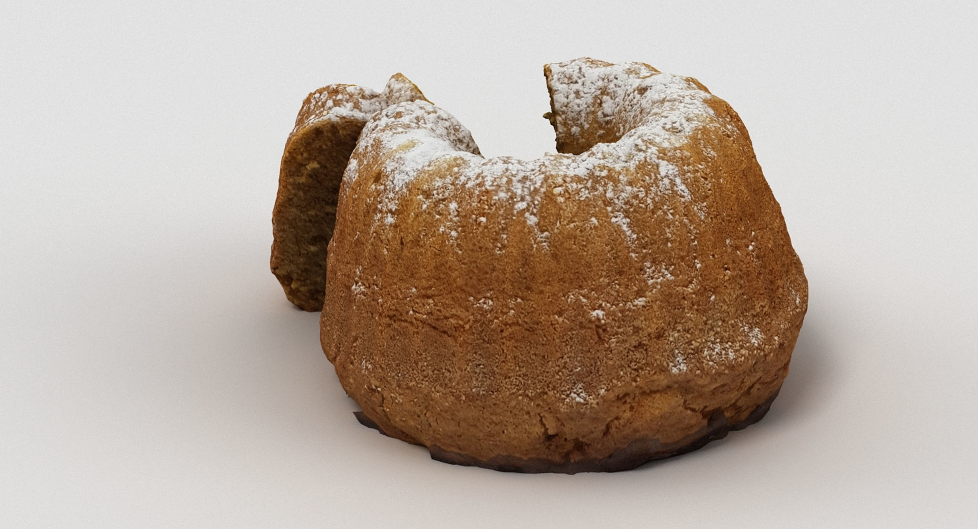 Guglhupf Cake 2 3D model_7