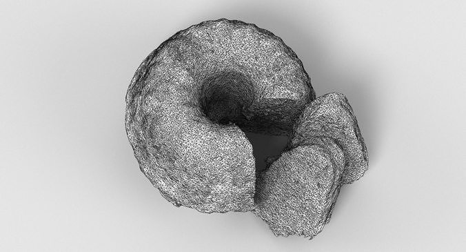 Guglhupf Cake 2 3D model 6
