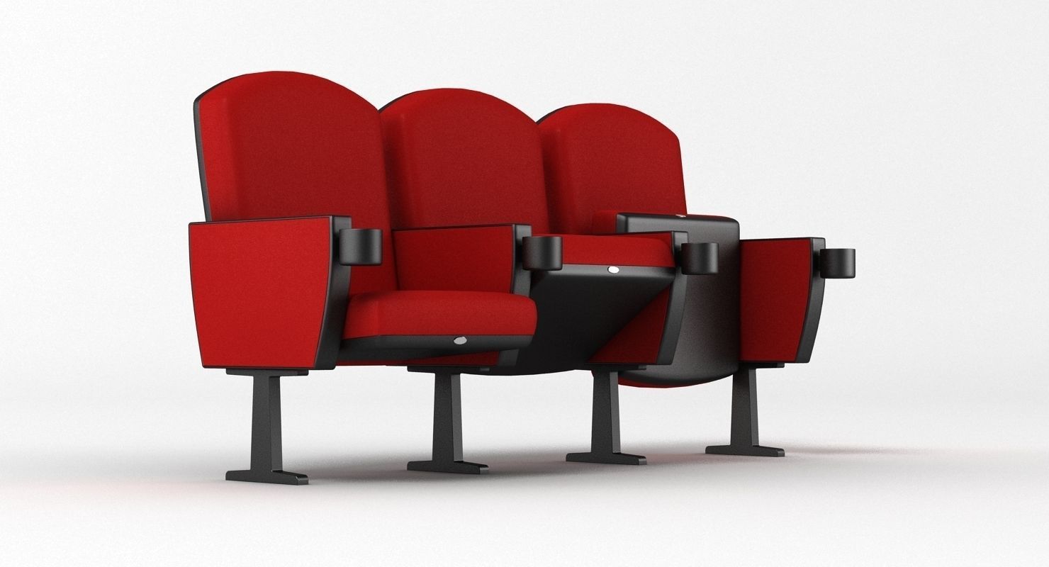 Cinema Chair 3D model_2