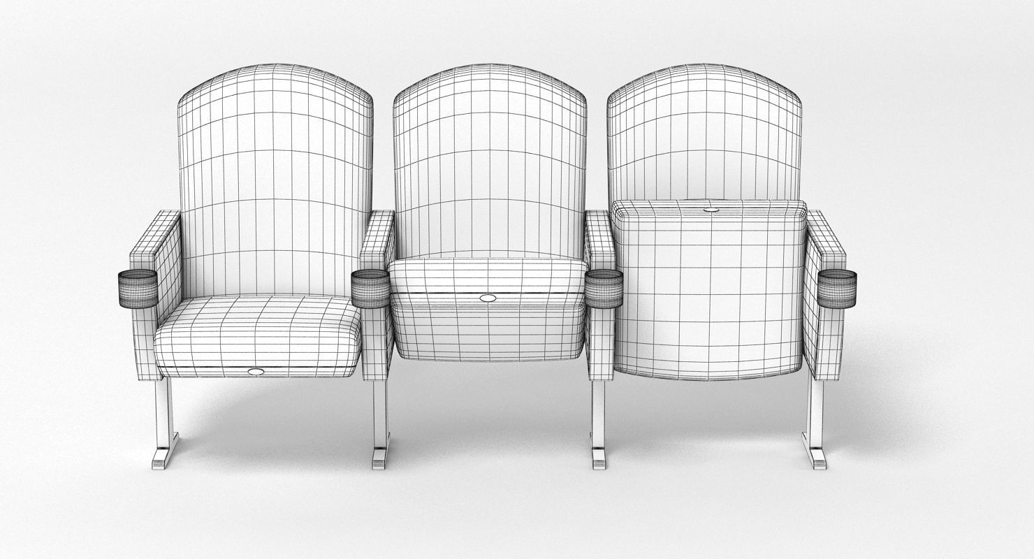 Cinema Chair 3D model_10