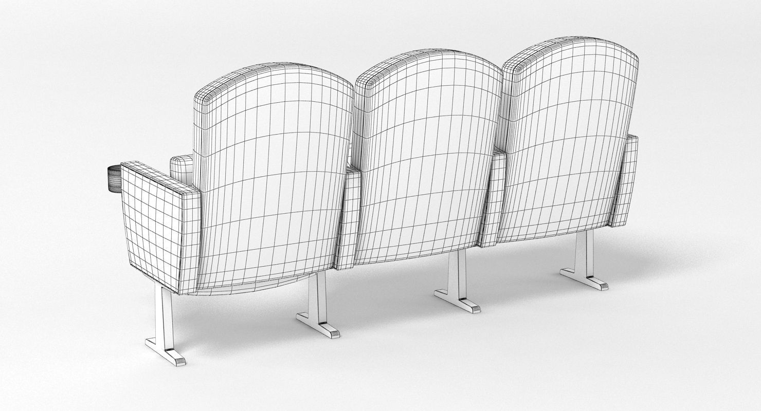 Cinema Chair 3D model_12