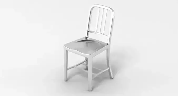 Navy Side Chair