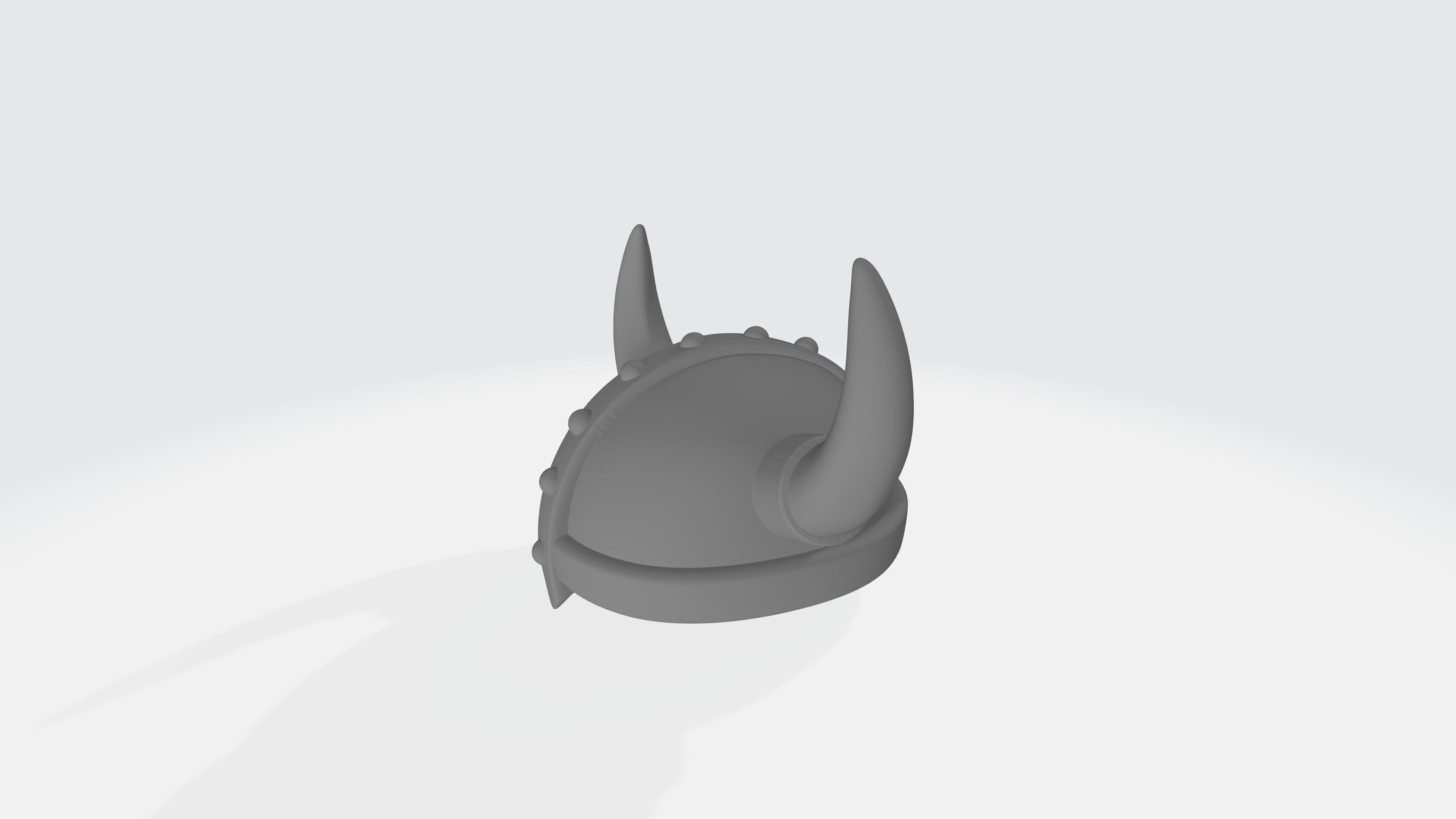 Viking helmet mesh  3D model_4