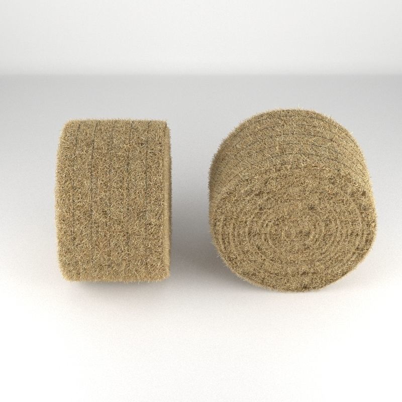 Hay Bale Round 3D model_2