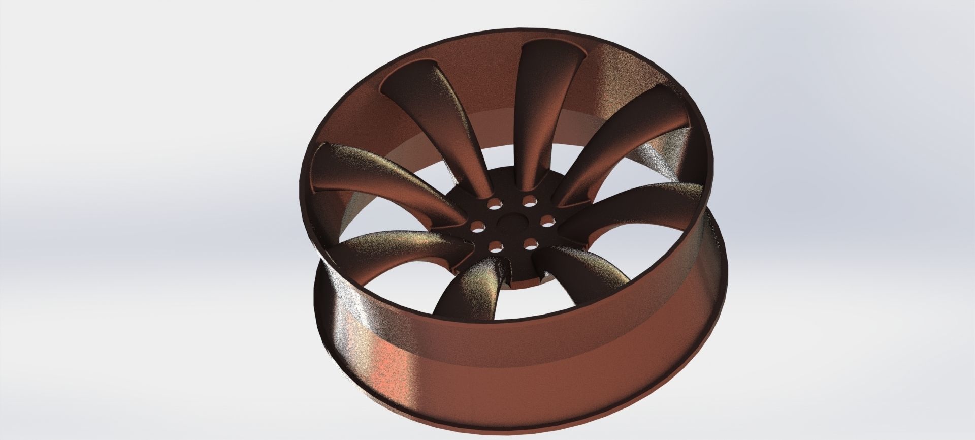 Wheel Rim 3D model_2
