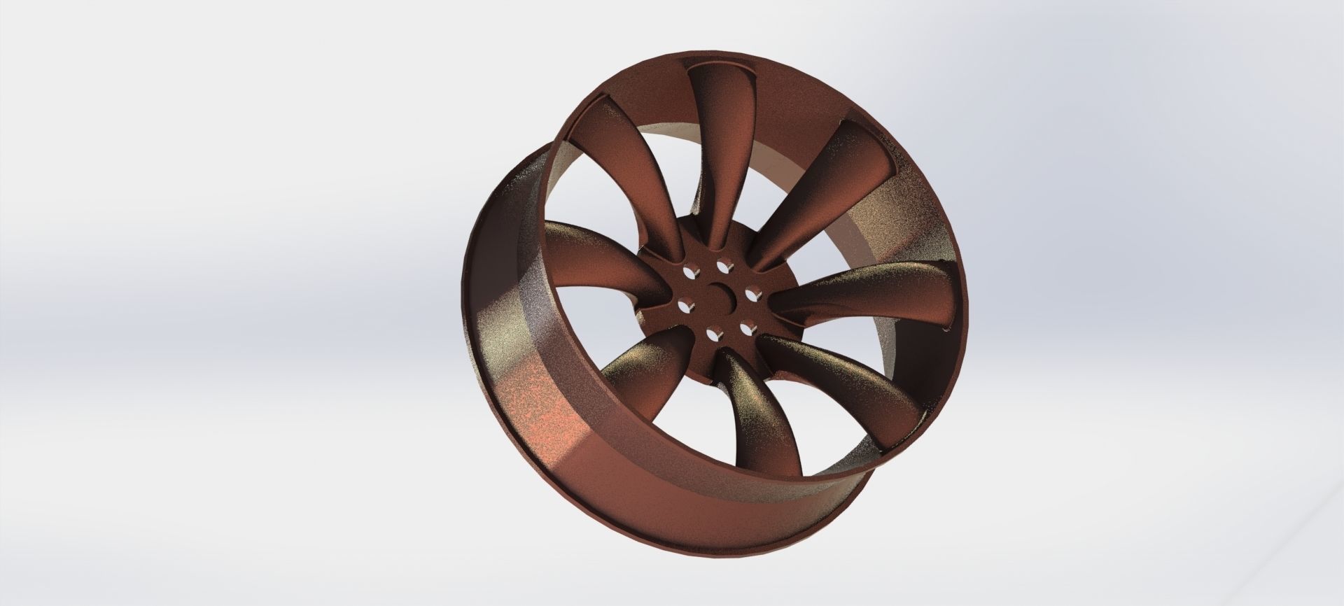 Wheel Rim 3D model_4