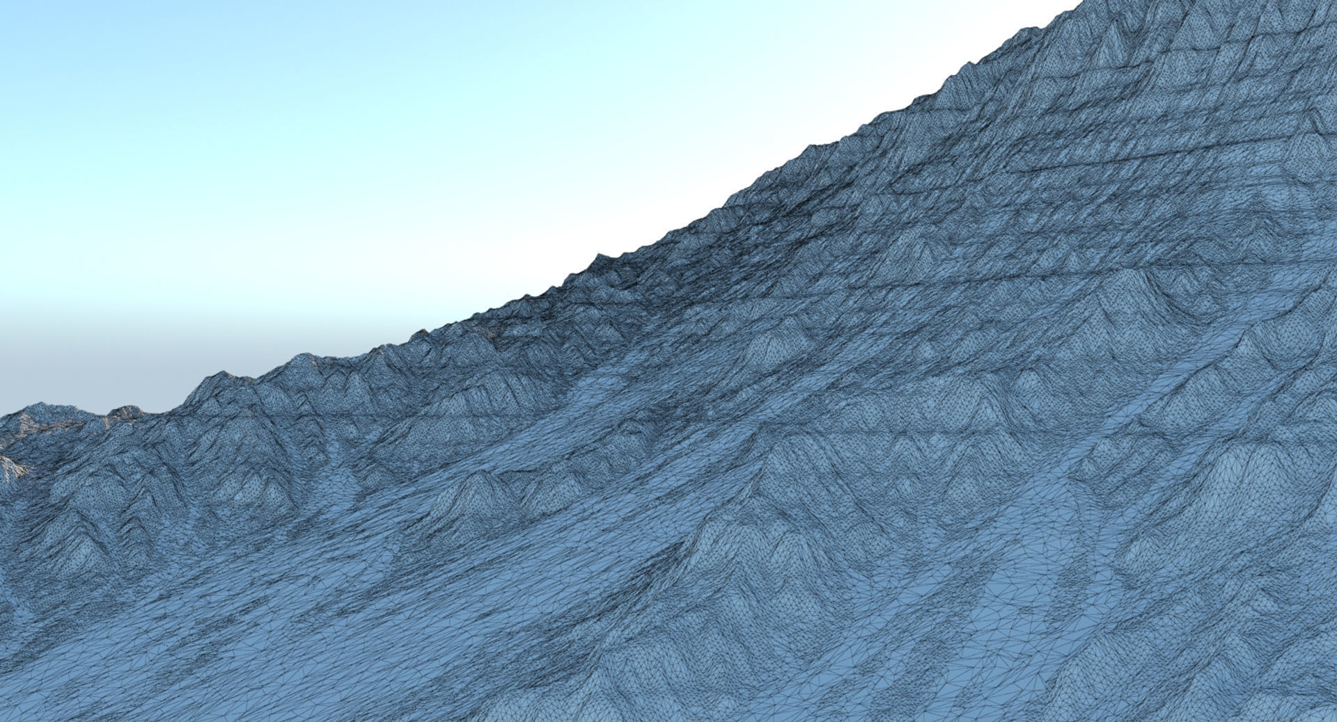 Snowy Mountain Terrain 2 3D model_11