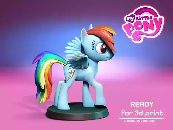 Friendship is Magic - Rainbow Dash - 3D Print