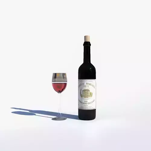 Bottle of wine plus Glass of wine