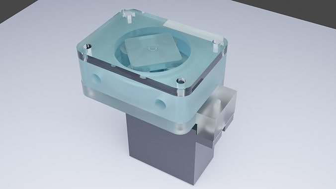 3D print data for small liquid pump with MG90S servo 3mm tube 3D print model