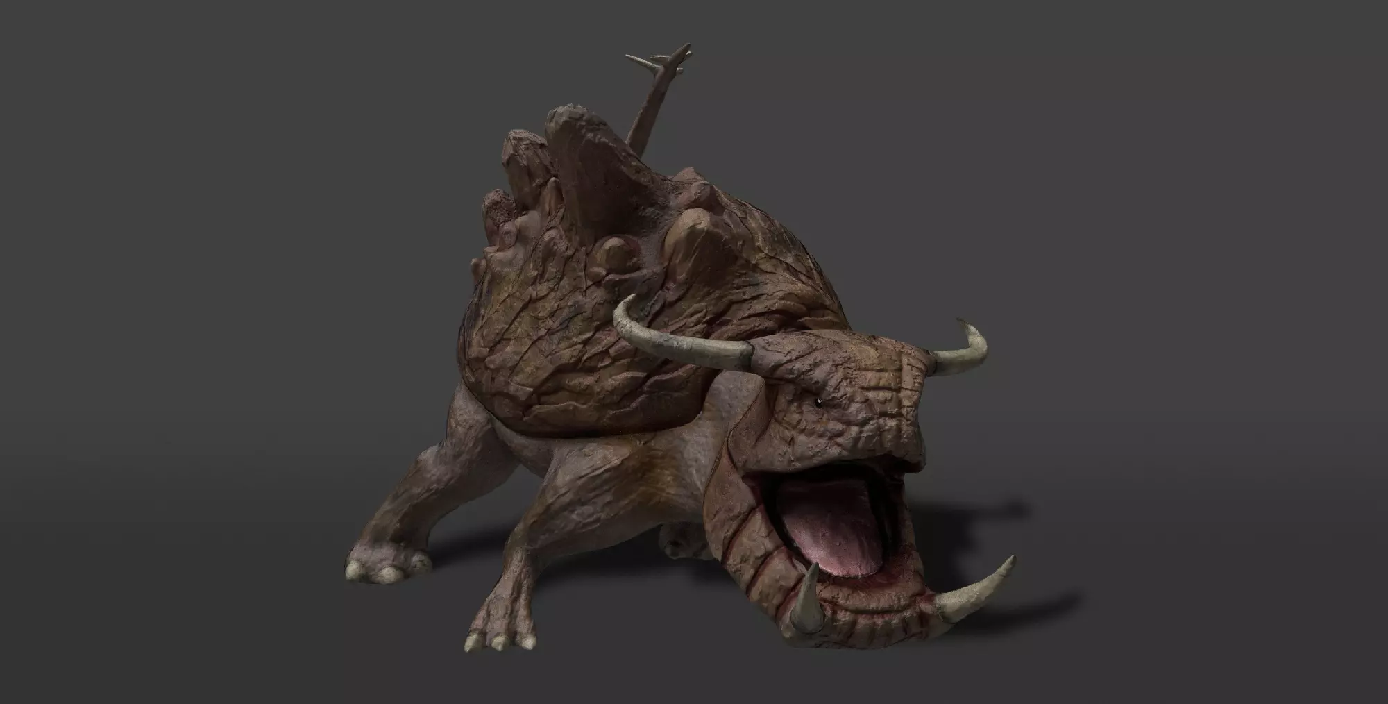 Rock Monster 3D model_0