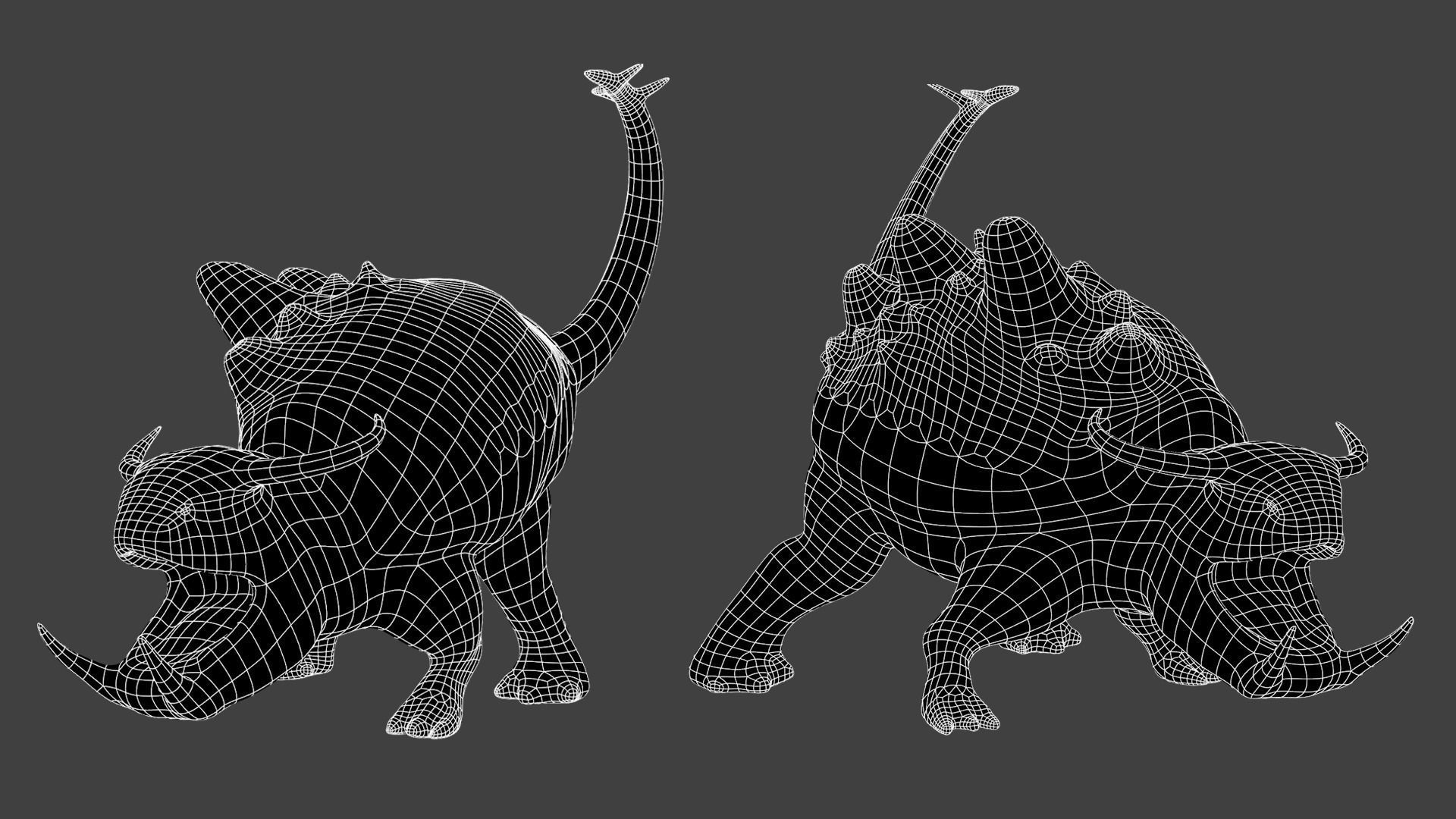 Rock Monster 3D model_4